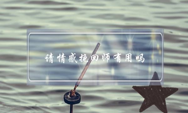 请情感挽回师有用吗