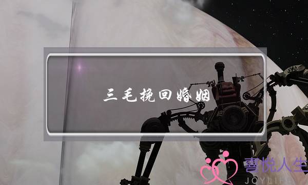 三毛挽回婚姻(挽回婚姻的悔怨书)