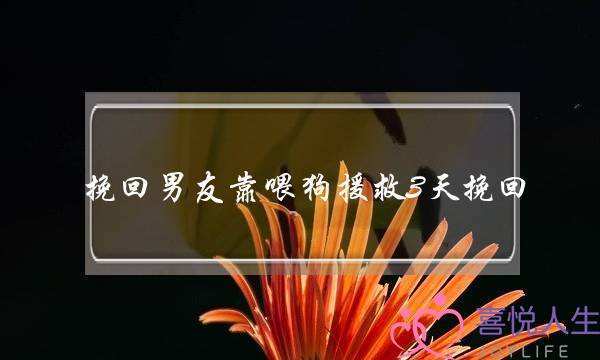 挽回男同伙靠喂狗陷害3天挽回